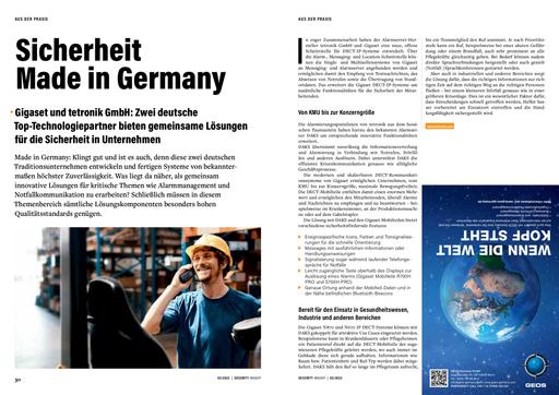 Sicherheit Made in Germany (SECURITY INSIGHT 03/22)